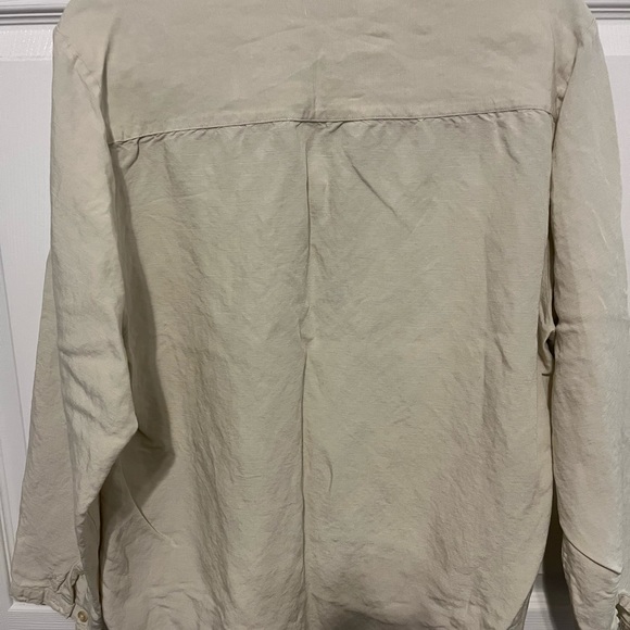 Cubavera beige blouse in large - Picture 4 of 5